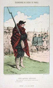 Sedavá národní garda, obléhání Paříže, 1870-1871 od Unbekannt