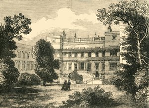 Garden Front of Northumberland House, 1881. od Unbekannt