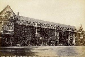 Přední zahrada, St Johns College, Oxford, Oxfordshire, konec 19. nebo začátek 20. století od Unbekannt