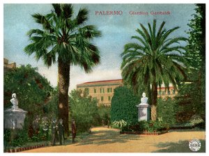 Garibaldi Garden, Palermo, Sicílie, Itálie, začátek 20. století od Unbekannt