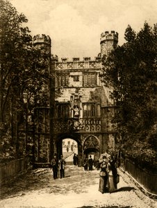 Brána Trinity College, Cambridge, 1898. od Unbekannt