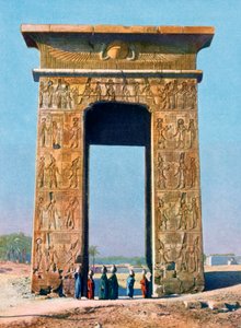 Brána do chrámového komplexu Karnak, Luxor, Egypt, 20. století od Unbekannt