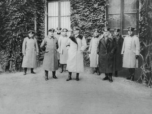 Generál Alexander von Kluck a další důstojníci, první světová válka, 1915 od Unbekannt