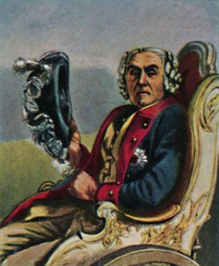 Generál Fouqué 1698-1774. - Gemälde von Menzel, 1934. od Unbekannt