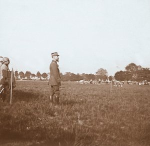 Generál Henri Gouraud, Chalons, Marne, severní Francie, c1914-c1918. od Unbekannt