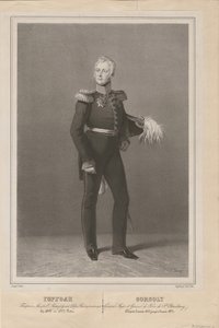 Generál Ivan Savvich Gorgoli, náčelník petrohradské policie, 1822 od Unbekannt