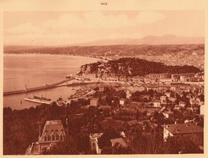Celkový pohled na Nice, 1930. od Unbekannt