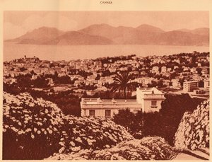Celkový pohled z Pezou, Cannes, 1930. od Unbekannt