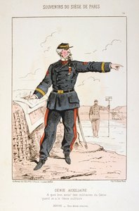 Genie Auxiliaire, obléhání Paříže, francouzsko-pruská válka, 1870-1871. od Unbekannt
