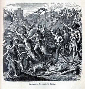Genserics Vandals v Itálii, 1882 od Unbekannt