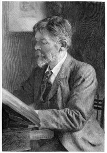 George Du Maurier, britský spisovatel a umělec, c1890 od Unbekannt