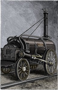 Lokomotiva Rocket George Stephensons, 1829 1892 od Unbekannt