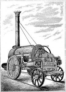 Lokomotiva Rocket George Stephensons, c1875 od Unbekannt