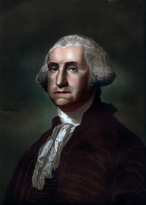 George Washington 1732-1799, první prezident Spojených států amerických, 1837 od Unbekannt