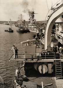 Návštěva německé flotily ve Swinoujscie, 1933. od Unbekannt