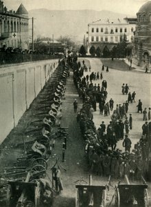 Německá děla zajatá ruskou armádou, první světová válka, c1915, c1920. od Unbekannt