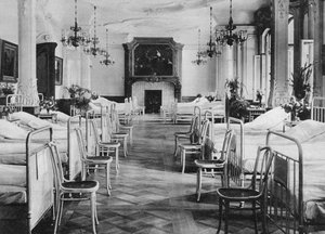 Německá nemocniční ubytovna pro vojáky, Frankfurt nad Mohanem, Německo, první světová válka, 1915 od Unbekannt