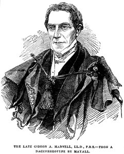 Gideon Algernon Mantell, anglický geolog, 1852 od Unbekannt