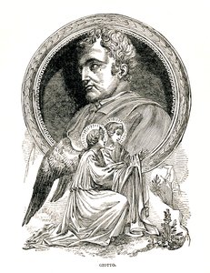 Giotto di Bondone , italský malíř a architekt, 1893 od Unbekannt