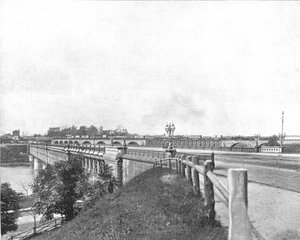 Girard Avenue Bridge, Philadelphia, USA, c1900. od Unbekannt