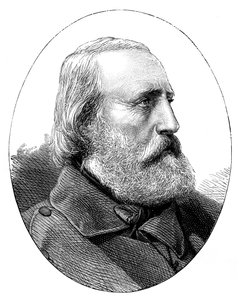 Giuseppe Garibaldi 1807-1882, italský vlastenec od Unbekannt