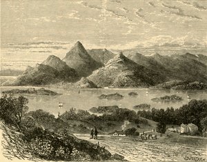 Glengariff Harbour a Bantry Bay z hotelu Eccles, 1898. od Unbekannt