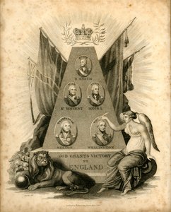 Bůh dává vítězství Anglii, 1816. od Unbekannt