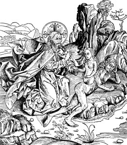 Bůh stvořil Evu z Adamova žebra, 1493 od Unbekannt