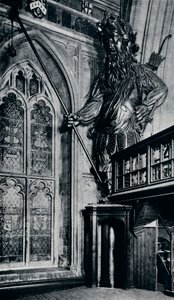 Gog Gogmagog, jeden ze dvou městských obrů spálených při požáru londýnské Guildhall, 1940 od Unbekannt