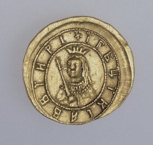 Zlatá mince regentky Sophie Alekseyevna, mezi 1682 a 1687 od Unbekannt