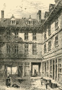 Goldsmiths House, Green Arbor Court, asi 1800, c1872. od Unbekannt