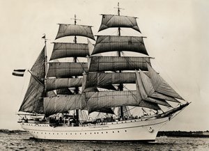 Gorch Fock poprvé pod plnými plachtami, 1933 od Unbekannt