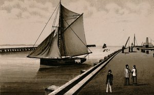 Gorleston Pier, c1880. od Unbekannt