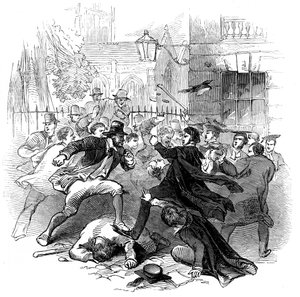 Šaty a městská řada, Oxford, 15. listopadu 1845 od Unbekannt