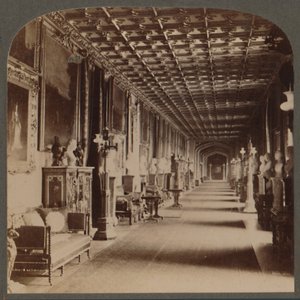 Grand Corridor, hrad Windsor, Anglie, c1910. od Unbekannt