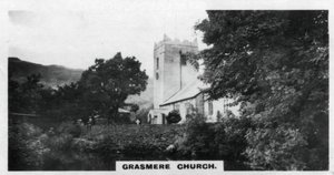 Kostel Grasmere, pohřebiště Wordsworths, Cumbria, 20. léta 20. století od Unbekannt