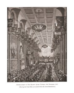 Great Hall Guildhall, 1837, 1886 od Unbekannt