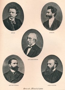 Velcí hudebníci - Deska IX., 1895 od Unbekannt