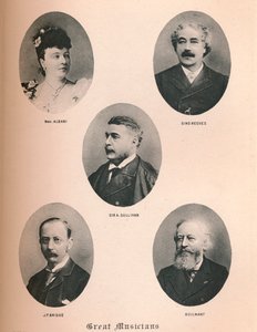 Velcí hudebníci - Deska XIV., 1895 od Unbekannt