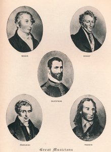 Velcí hudebníci - Deska XV., 1895 od Unbekannt