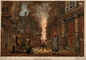 Velký mor v Londýně, 1665 od Unbekannt