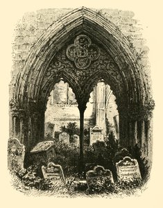 Velký portál, Crowland Abbey, 1890. od Unbekannt