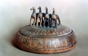 Řecká pyxide, 9.-8. století před naším letopočtem od Unbekannt