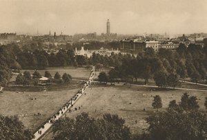 Green Park a Westminster ze struktury, která si uzurpovala pozemek starého Devonshire, c1935. od Unbekannt