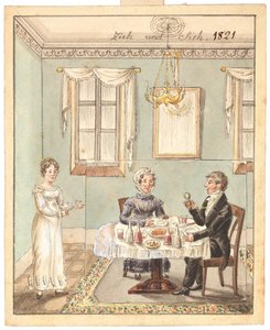 Blahopřání, 1821. od Unbekannt