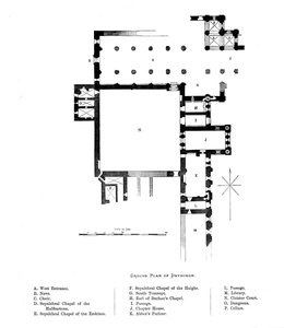 Půdorys Dryburghu, 1897 od Unbekannt