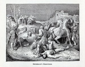 Grumbachova poprava, 1882 od Unbekannt