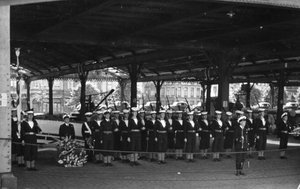 Guard of Honor z HMS Sirius, Antverpy, c1946-c1949 od Unbekannt