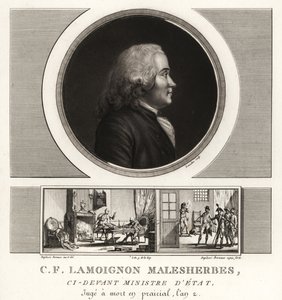 Guillaume-Chretien de Lamoignon de Malesherbes, francouzský státník, státní ministr od Unbekannt