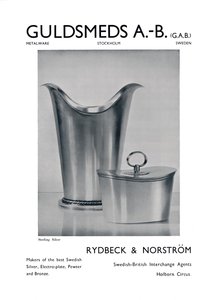 Guldsmeds A.-B. G.A.B. - Sterling Silver - Rydbeck & Norström., 1939 od Unbekannt